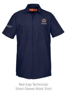 Red Kap Technician Short-Sleeve Work Shirt