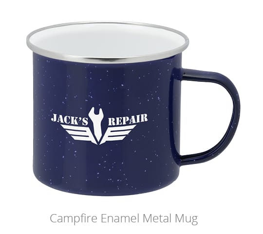 Campfire Enamel Metal Mug