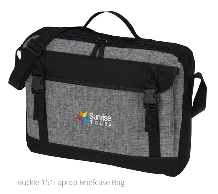 Buckle 15" Laptop Briefcase Bag