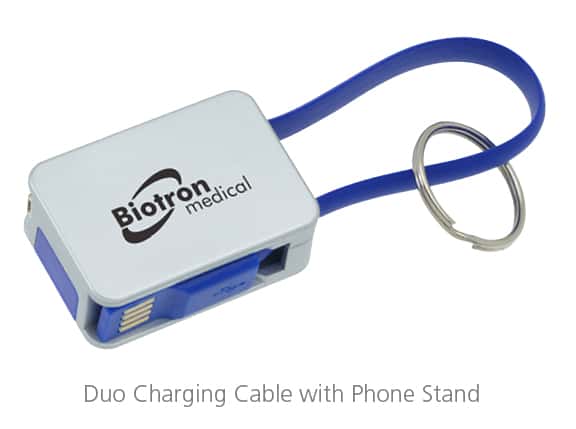 Duo Charging Cable with Phone Stand