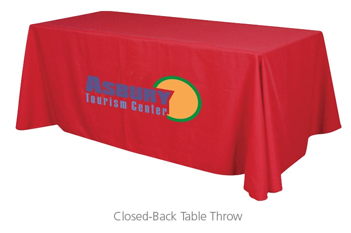 Closed-back Table Throw