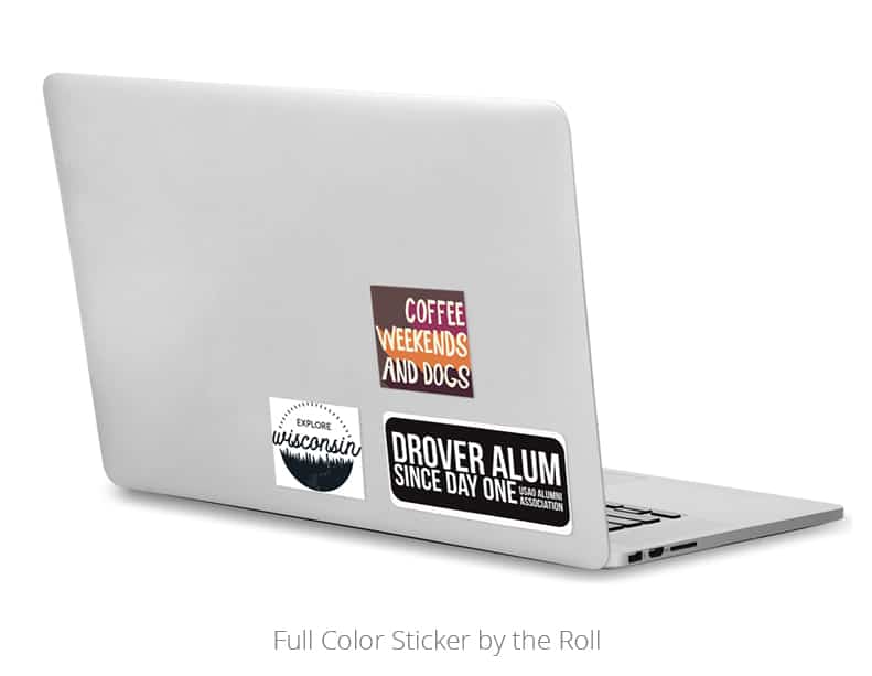 Full Color Sticker by the Roll