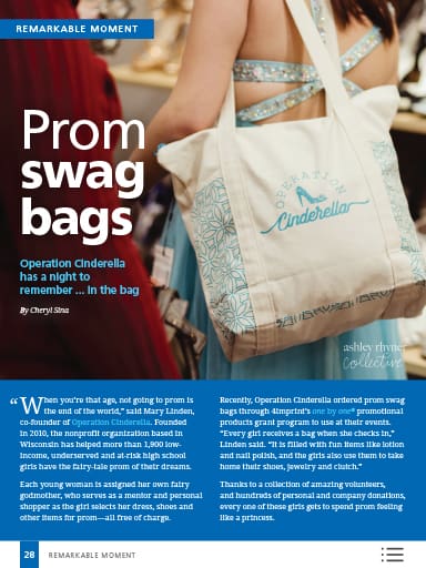 Remarkable Moment thumbnail: Prom swag bags