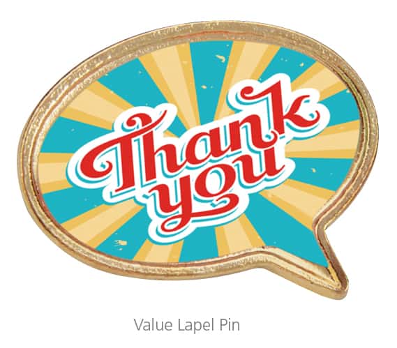 Value Lapel Pin