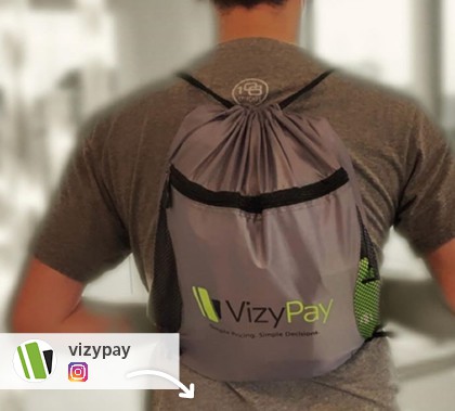 Instagram picture of a promotional sportpack from VizyPay