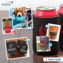 Pictures of Koozies used for marketing.