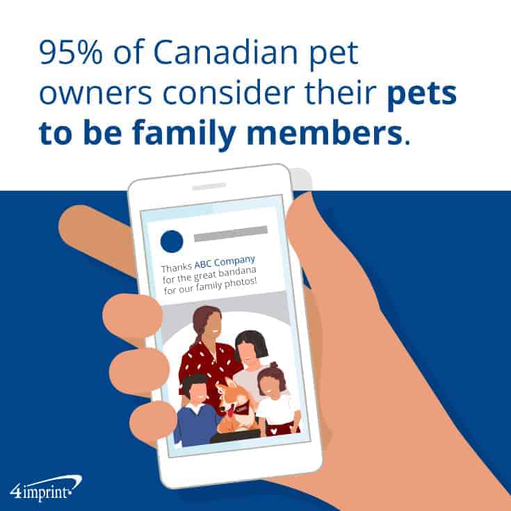 95% of Canadian pet owners consider their pets to be family members