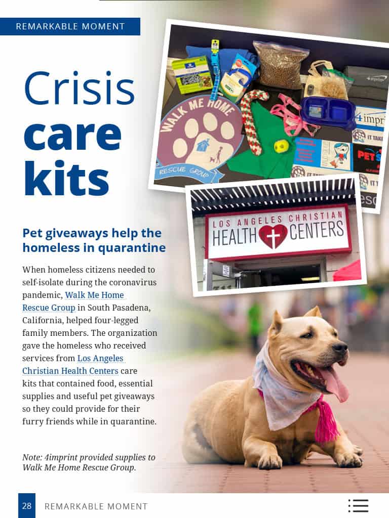 Thumbnail image of Remarkable Moment story: Crisis care kits