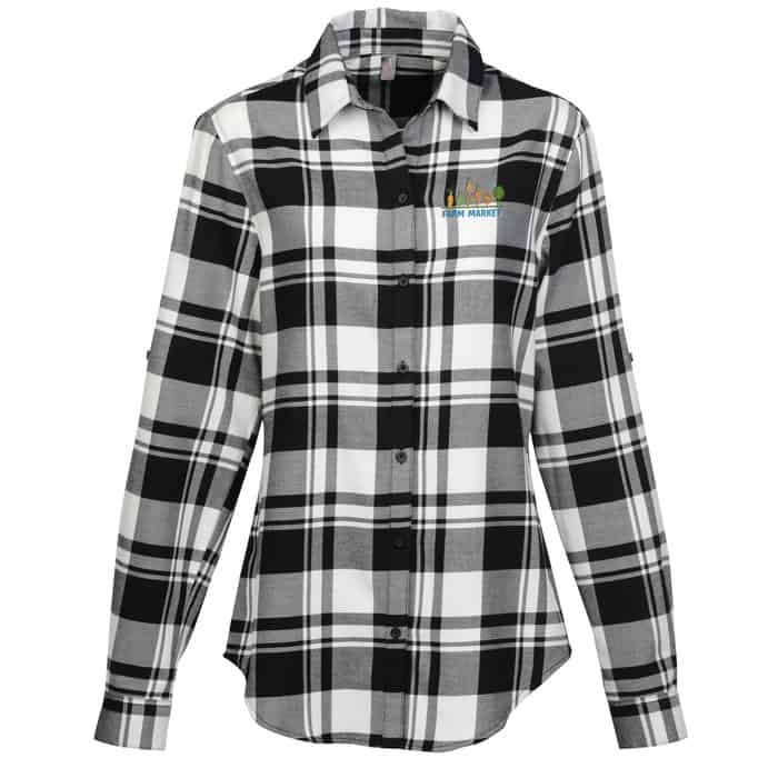 Plaid Flannel Shirt – Ladies’ | Company apparel from 4imprint.