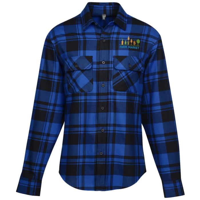Plaid Flannel Shirt - Men's | Company apparel from 4imprint.