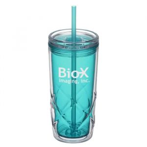 Simplex Tumbler with Straw - Promotional tumblers from 4imprint
