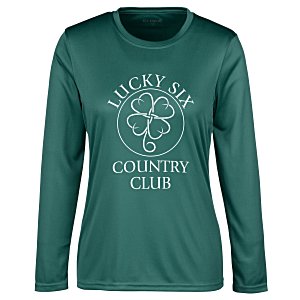 Spin Dye Jersey LS Tee - Ladies' | 4imprint T-shirt giveaways.