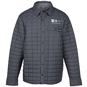 The North Face Gray Branded Thermoball Shirt Jacket 