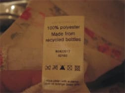 Cath Kidston Tote Bag Label, Made from Recycled Soda Bottles